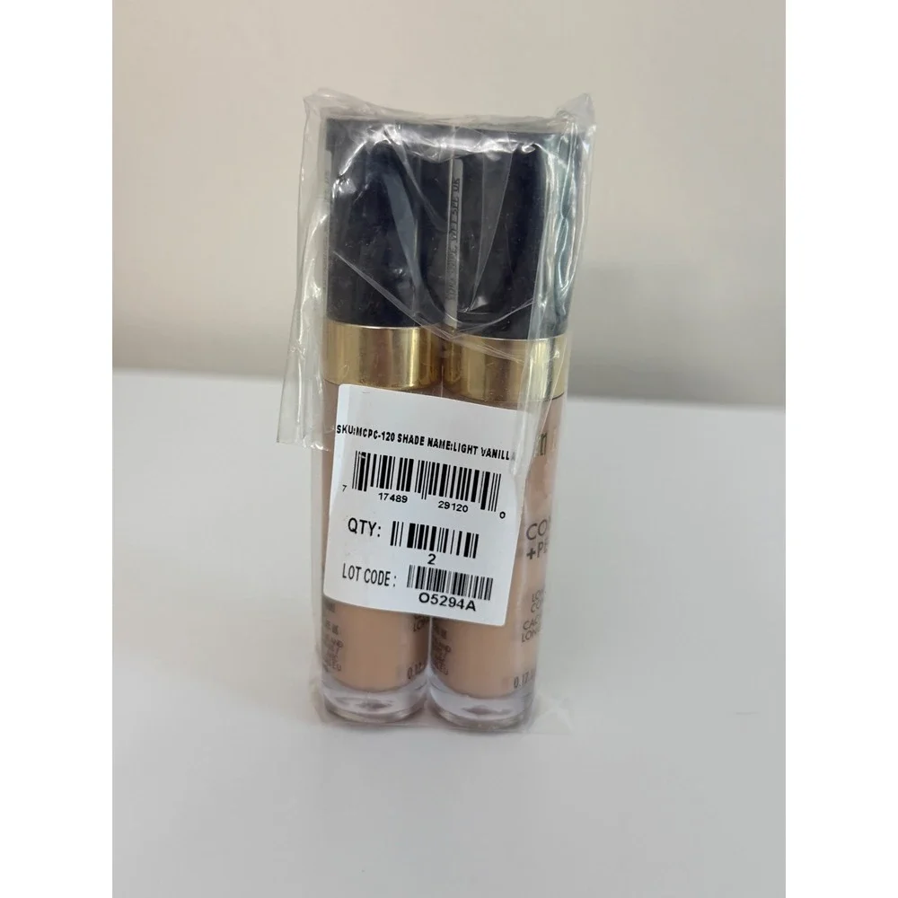 Milani Conceal Perfect Concealer Womens 0.17oz Light Vanilla 120 2pk NWT